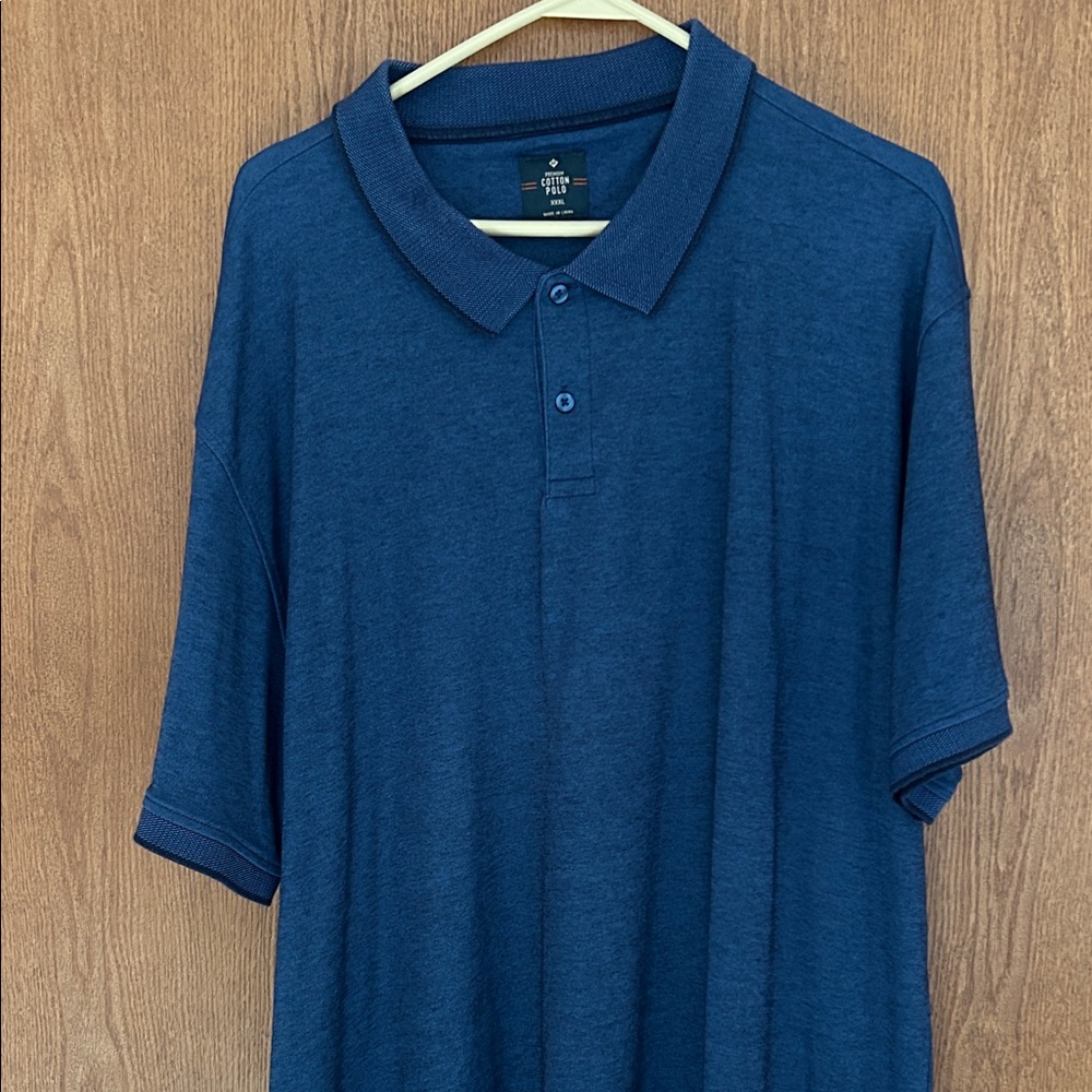 Men's Navy Polo Shirt - Classic Short Sleeve